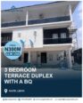 Spacious 3-Bed Terrace Duplex with BQ in Prime Ikate, Lekki