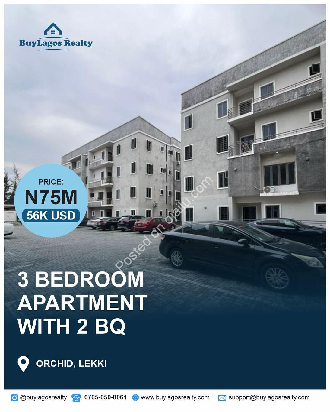 En-Suite Haven in Prime Lekki: 3-Bed with BQ