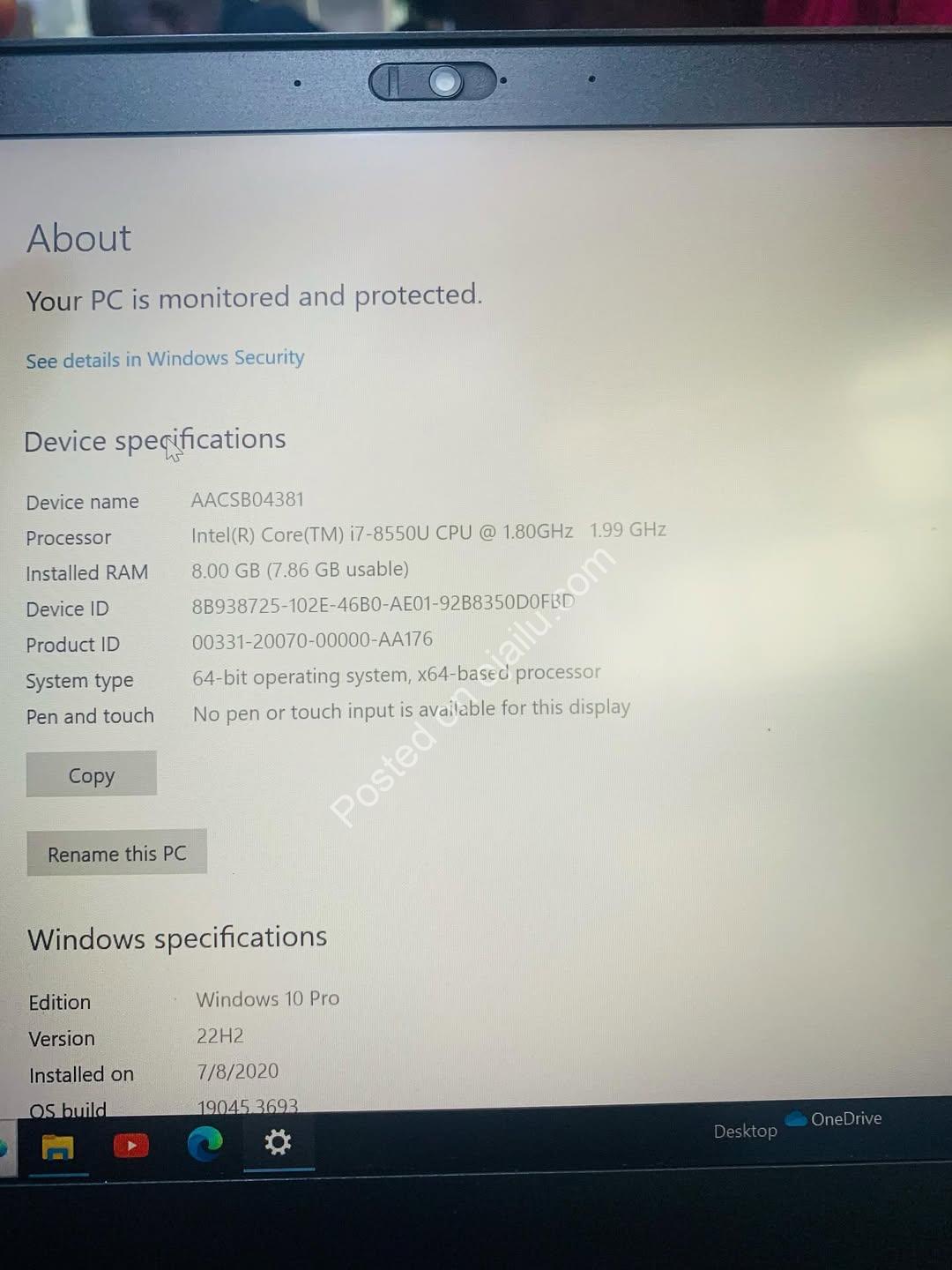 Unleash Power: Lenovo ThinkPad T480 i7, 8GB/256GB SSD
