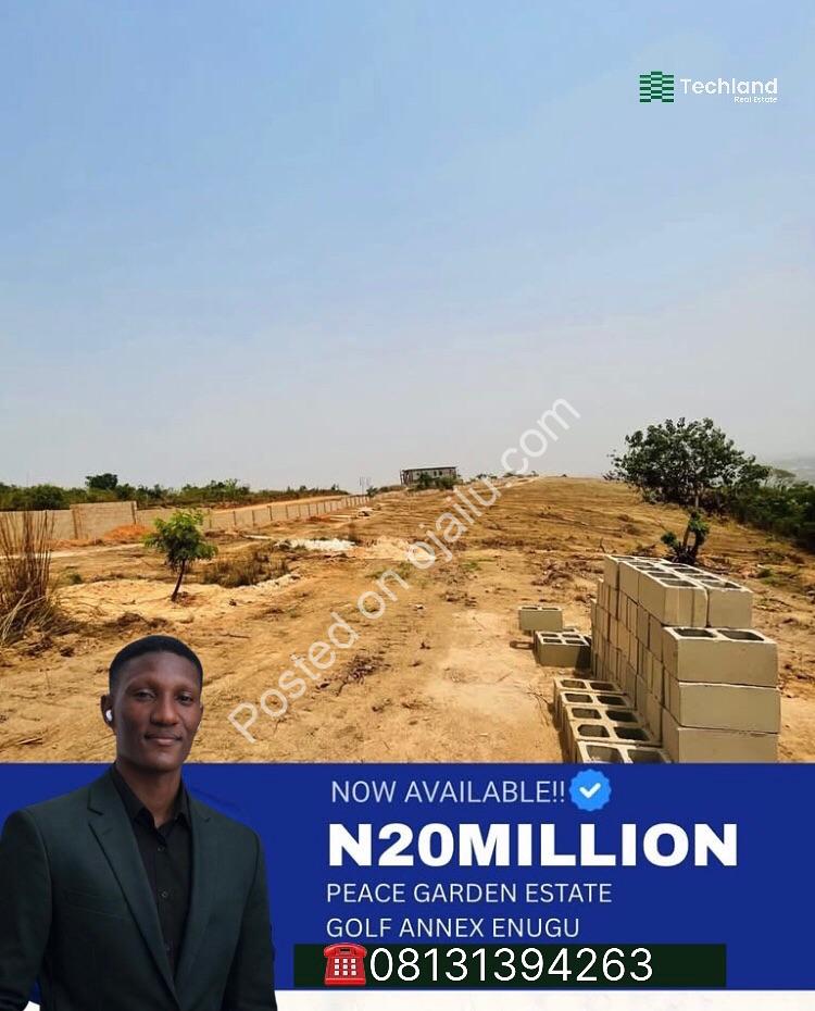 Own Your Dream Plot in Enugu’s Elite Peace Garden Estate