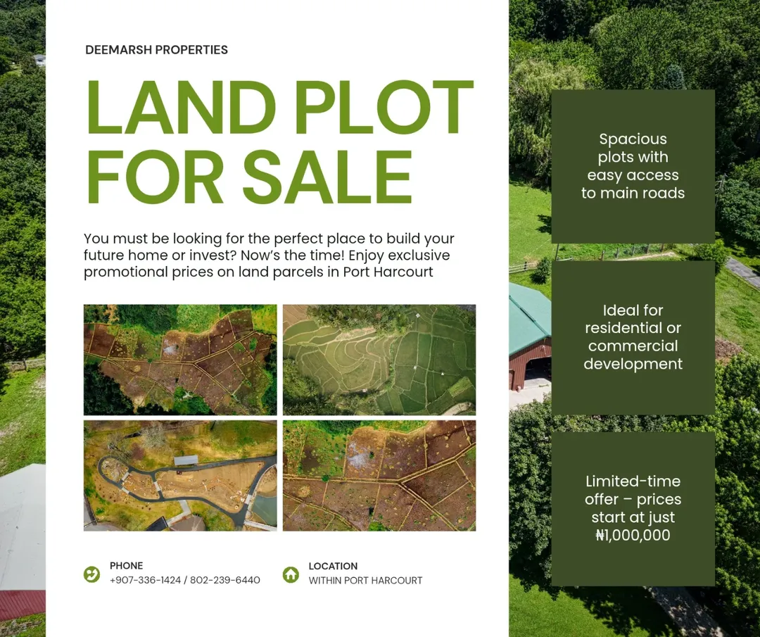 Own Your Dream Land in Nigeria from ₦1M