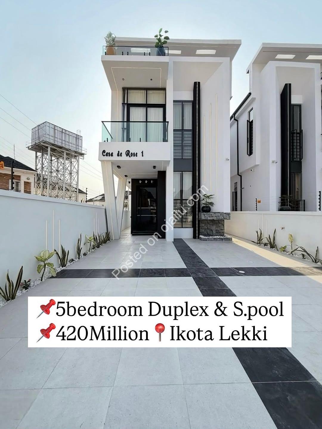 Lekki’s Ultimate 5-Bedroom Smart Estate Masterpiece