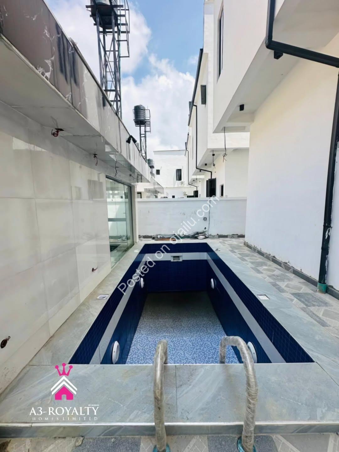Luxury 5-Bed Duplex with Pool in Gated Ajah Estate