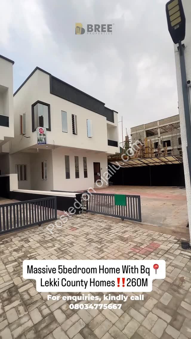 Lekki’s Ultimate Smart Home: Pool, Gym & BQ