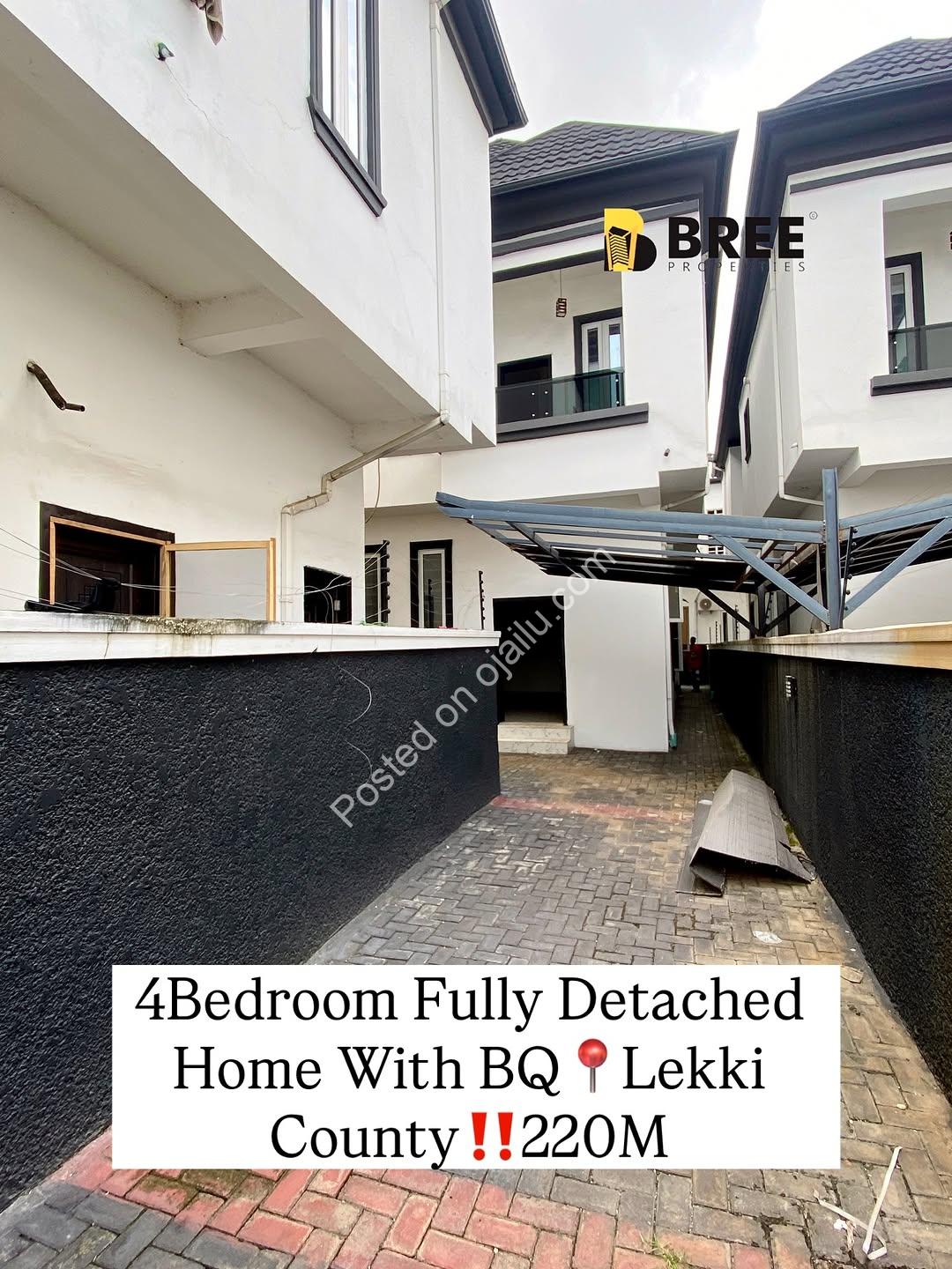 Lekki’s Smart 4-Bedroom Haven with BQ