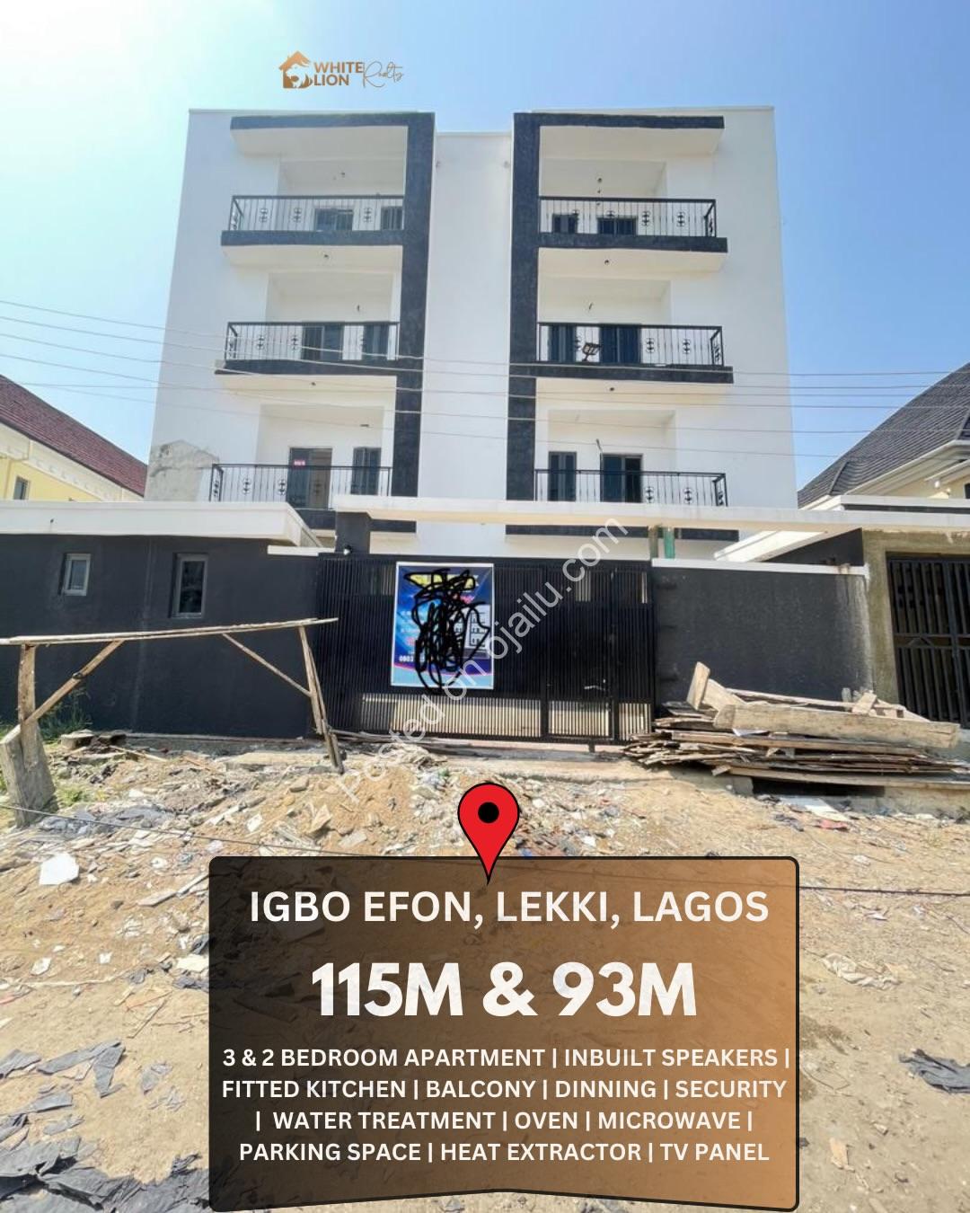 Lekki’s Finest: Spacious 2 & 3 Bed Apartments with C of O
