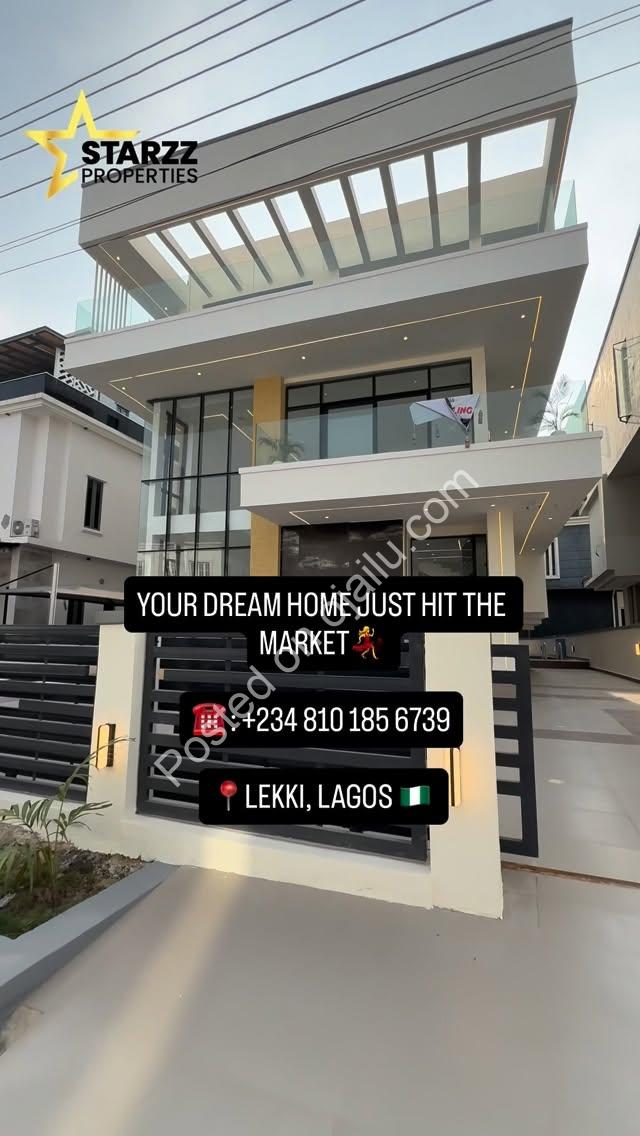 Lekki’s Ultimate 5-Bed Estate Gem with Pool & Cinema