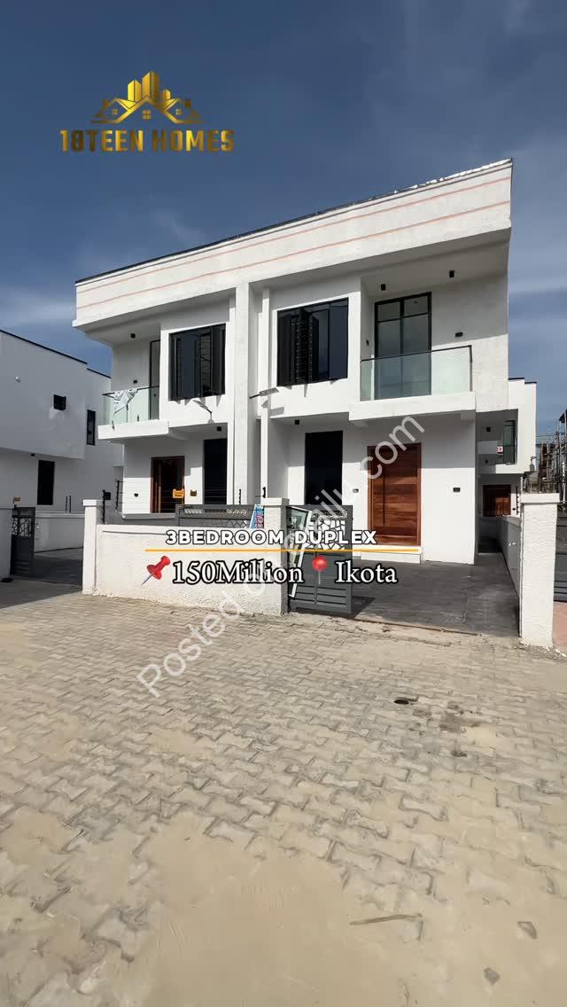 Modern 3BR Duplex in Secure Lekki Estate