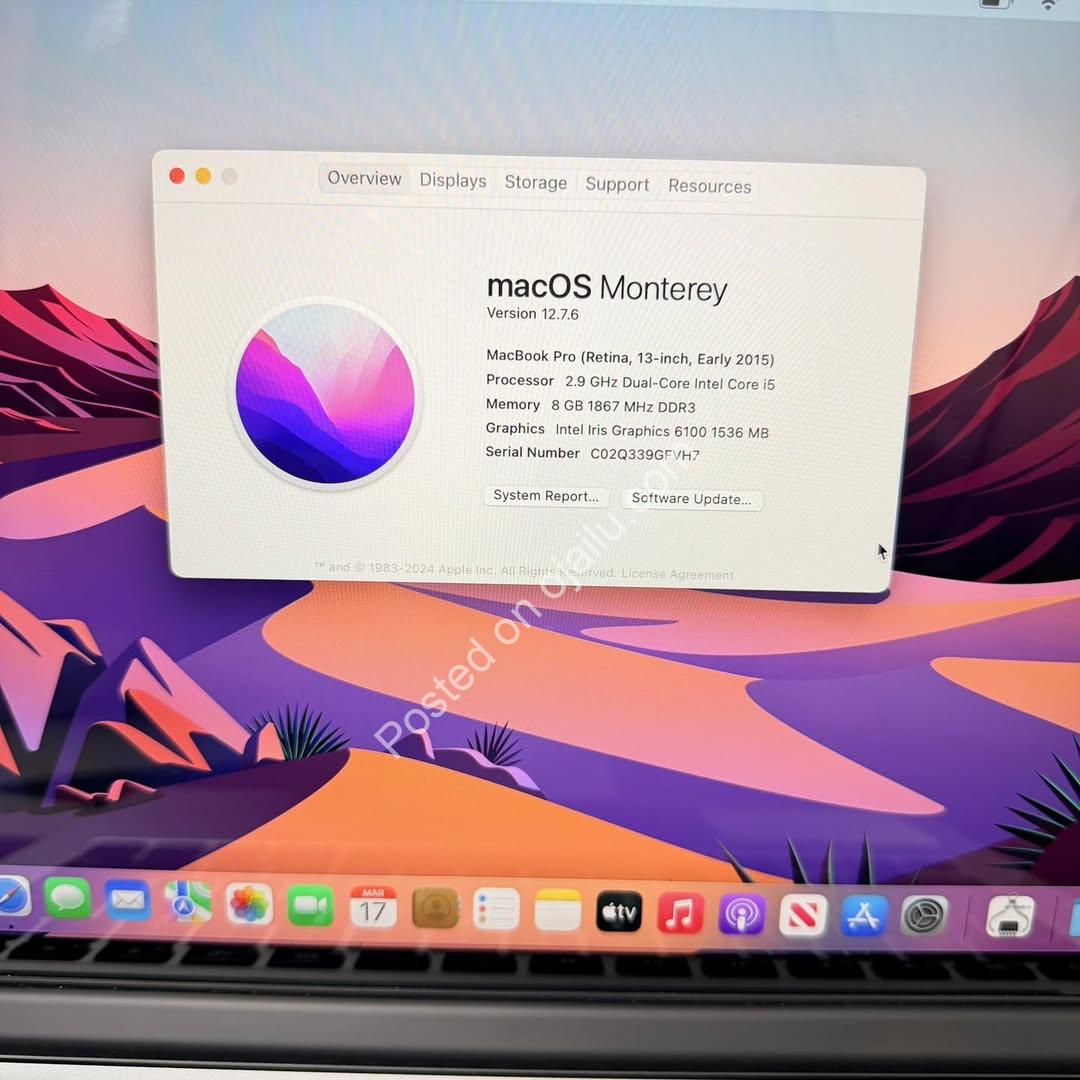Powerful 2015 MacBook Pro: Lightning-Fast i5, 512GB SSD