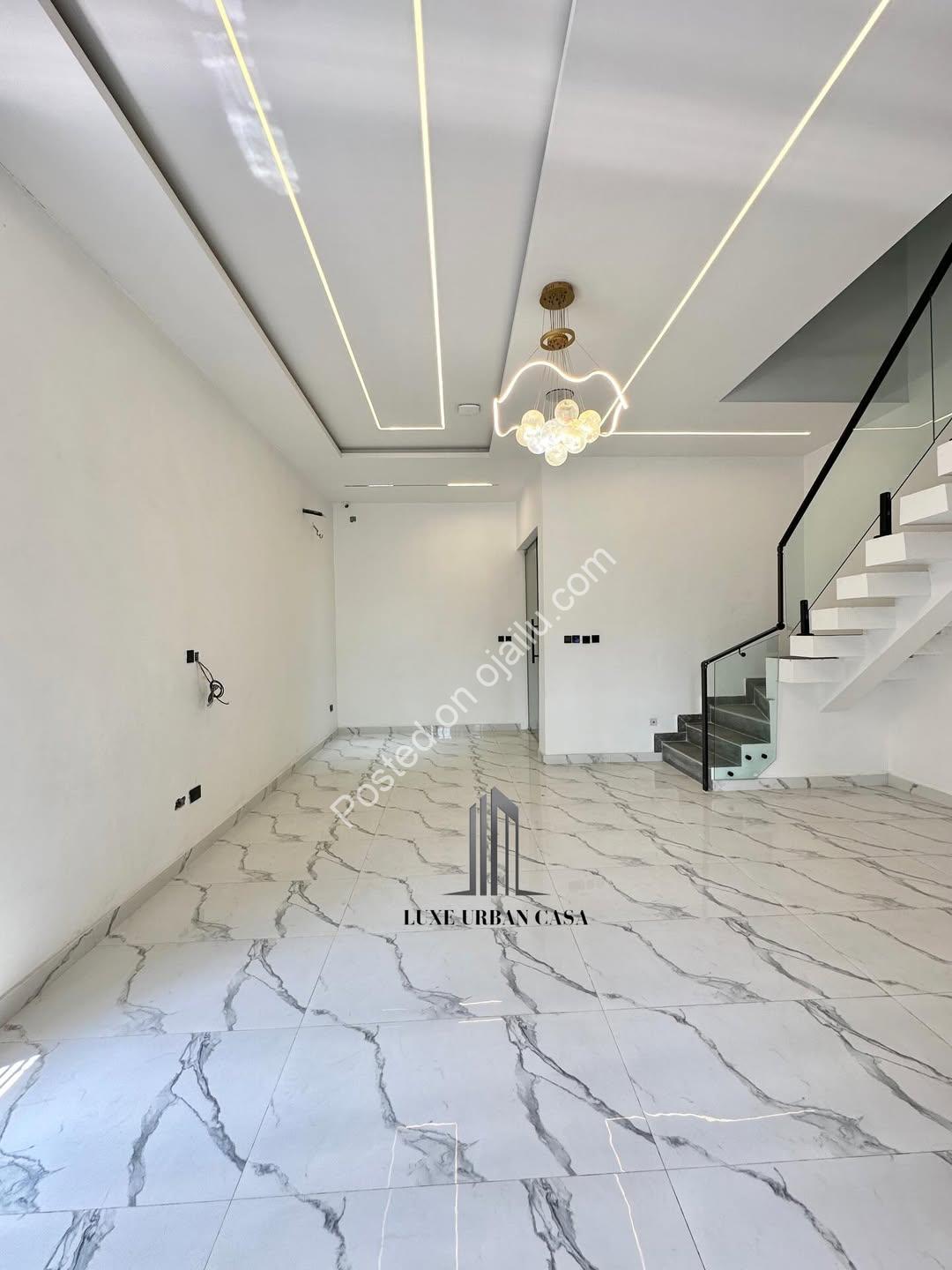 Osapa Oasis: 4BR Terrace with Pool & Premium Finishes