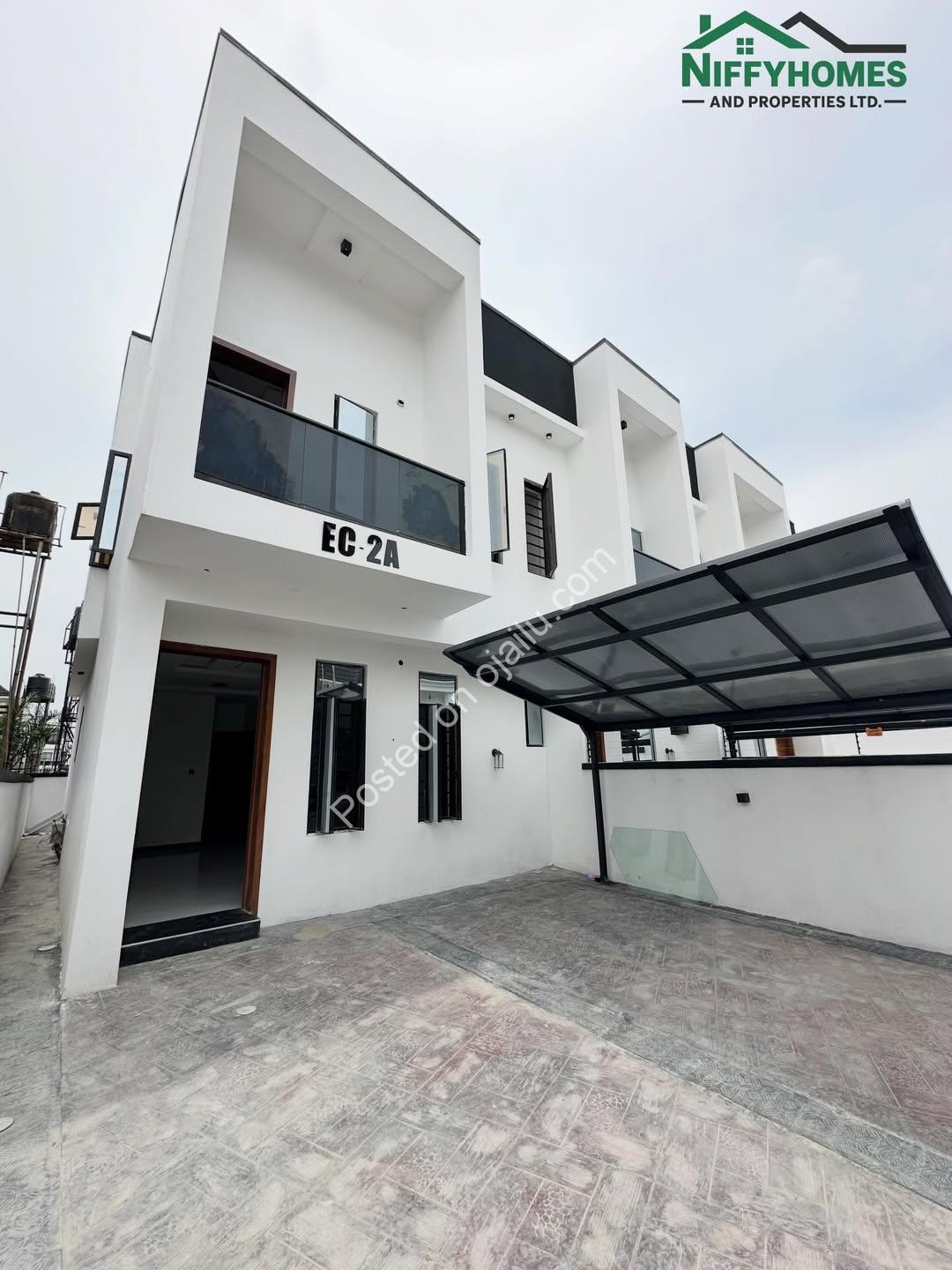 Sleek 4-Bed Duplex in Sangotedo | Brand New & Move-In Ready