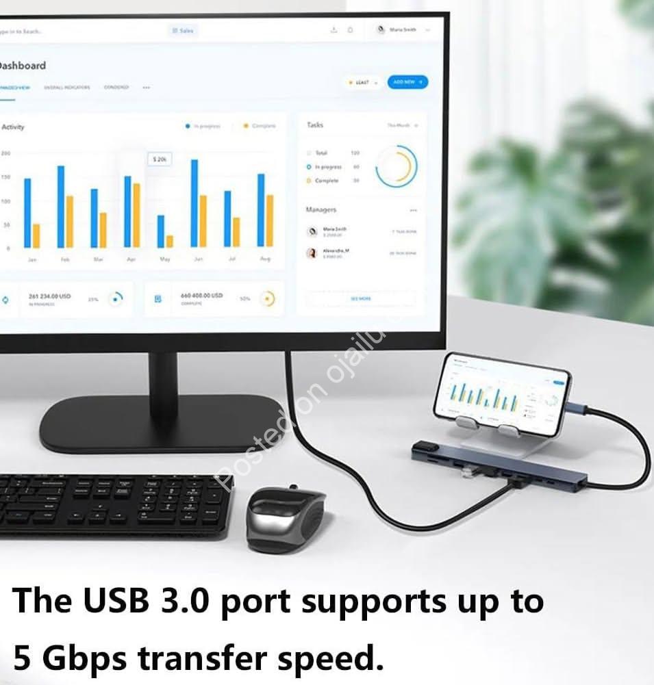 Unleash Your Laptop: 10-in-1 4K USB-C Hub & Docking Station