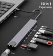 Unleash Your Laptop: 10-in-1 4K USB-C Hub & Docking Station