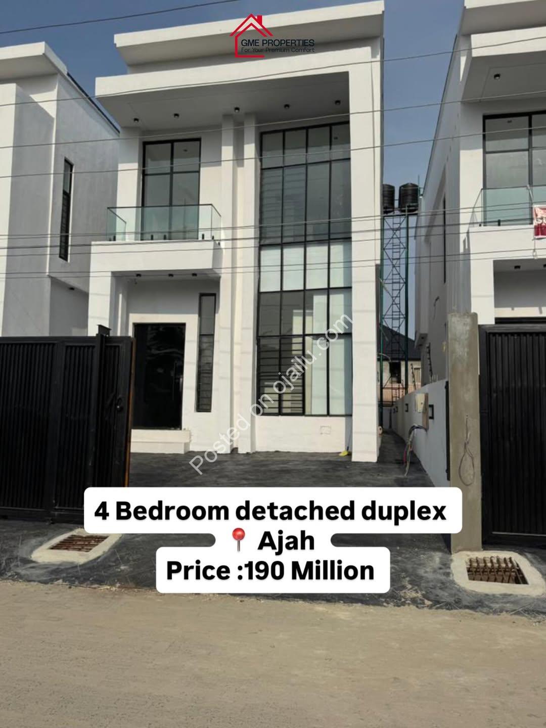 Sangotedo’s Finest: 4-Bed Duplex with BQ & Luxury Estate Living