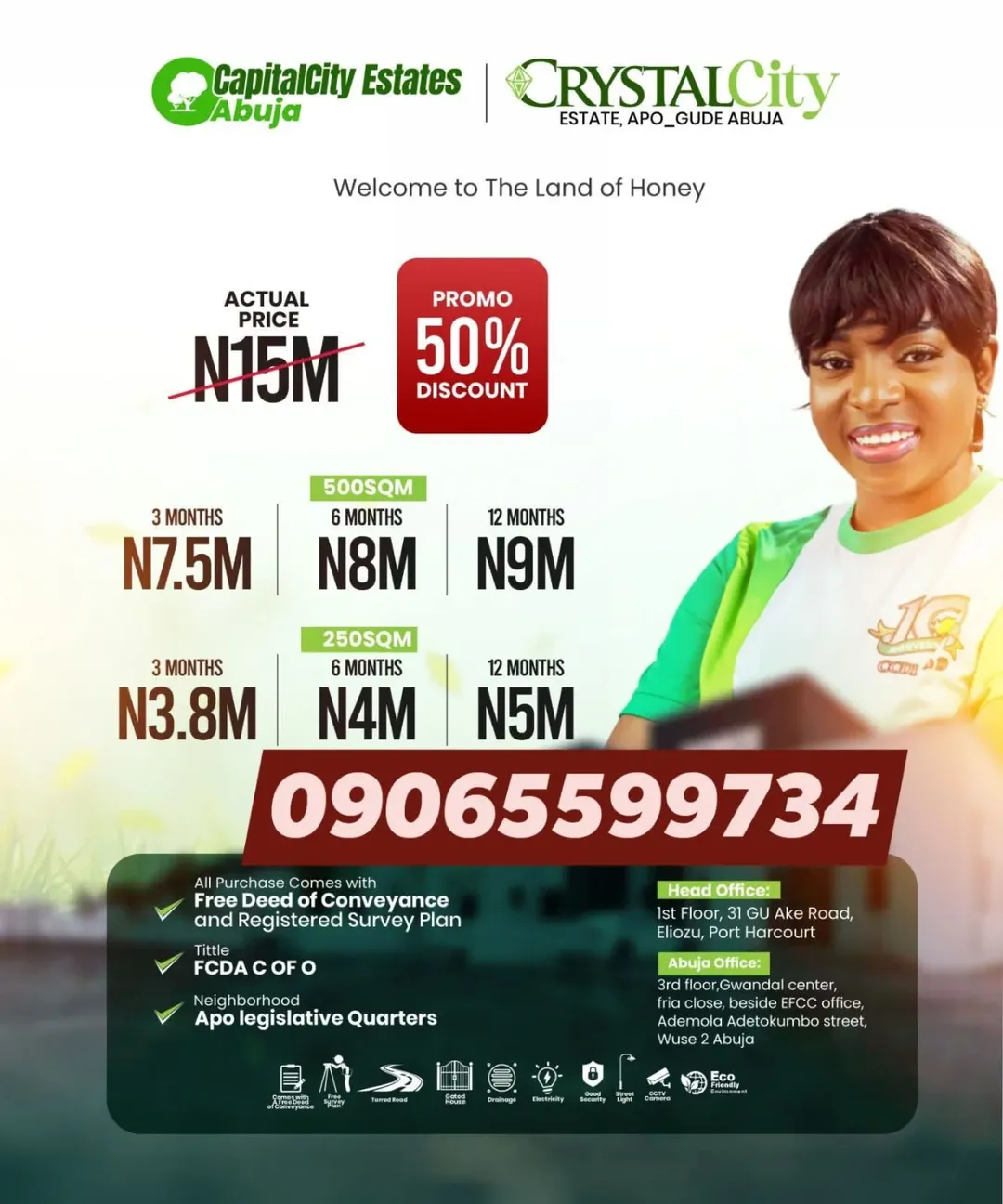 Own Abuja Land for 50% Off! Prime Gude Apo