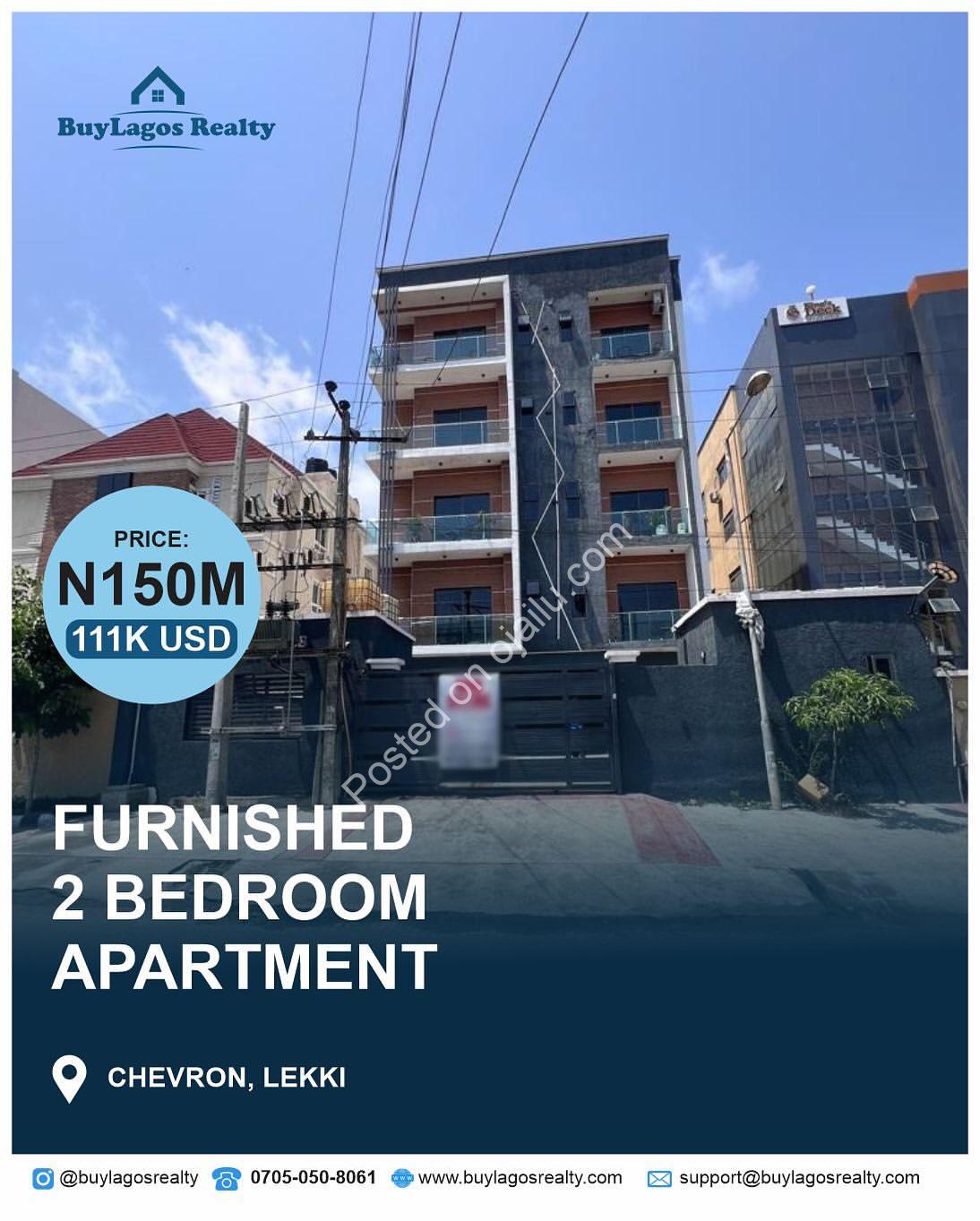 Lekki’s Finest: En-Suite 2-Bedroom Haven