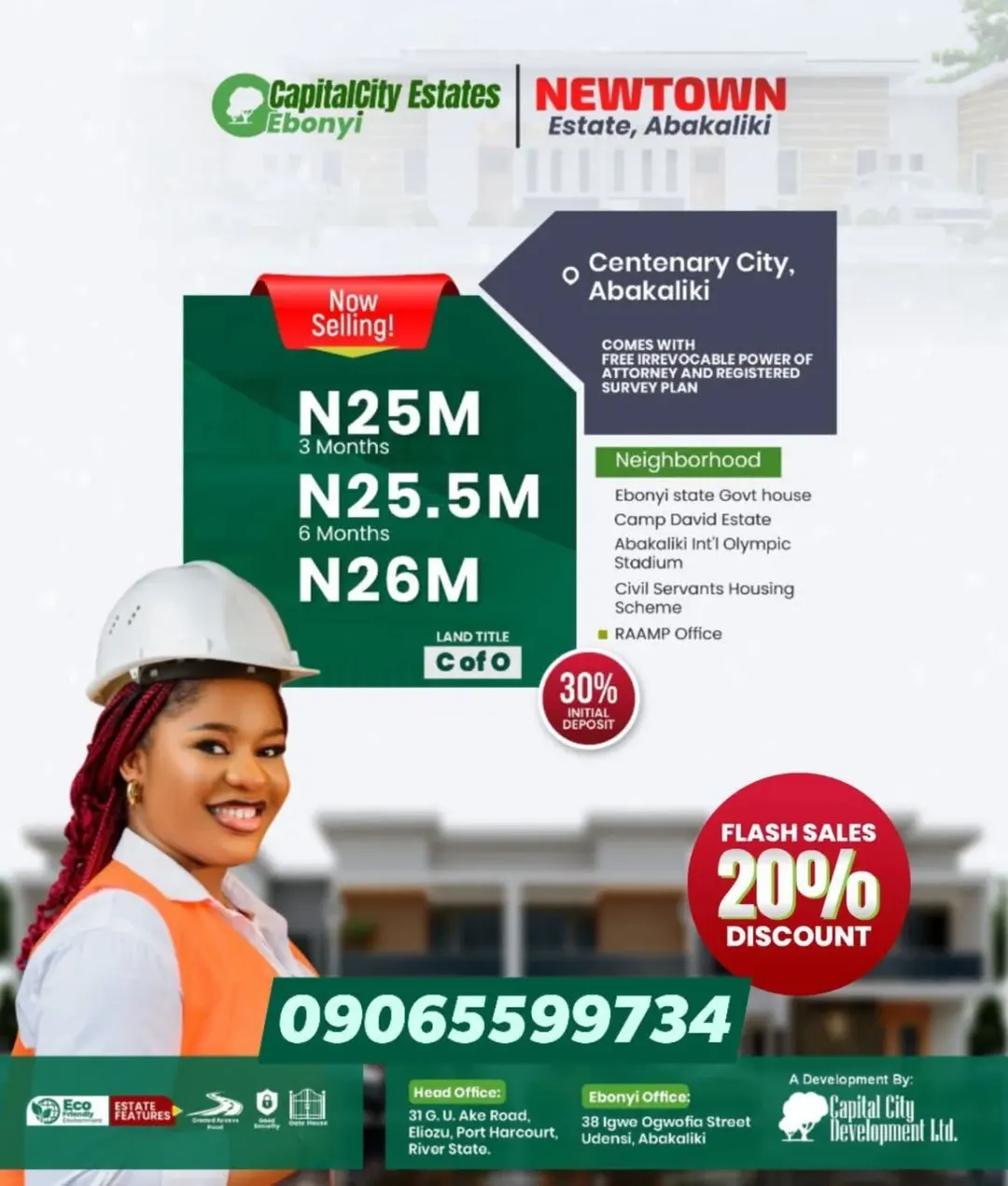 Invest in Abakaliki’s Future: Prime Land in Centenary City