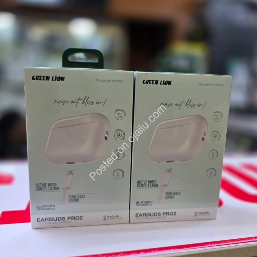 Green Lion Earbuds Pro 2: Immerse in Premium Sound & Deep Bass