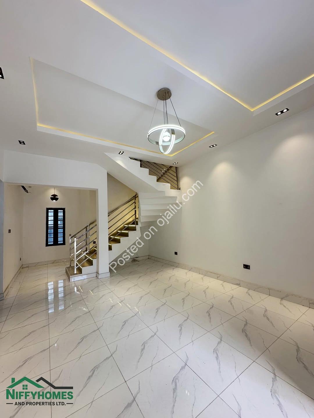 Sangotedo’s Newest 4-Bedroom Terrace Duplex with Pool & Gym