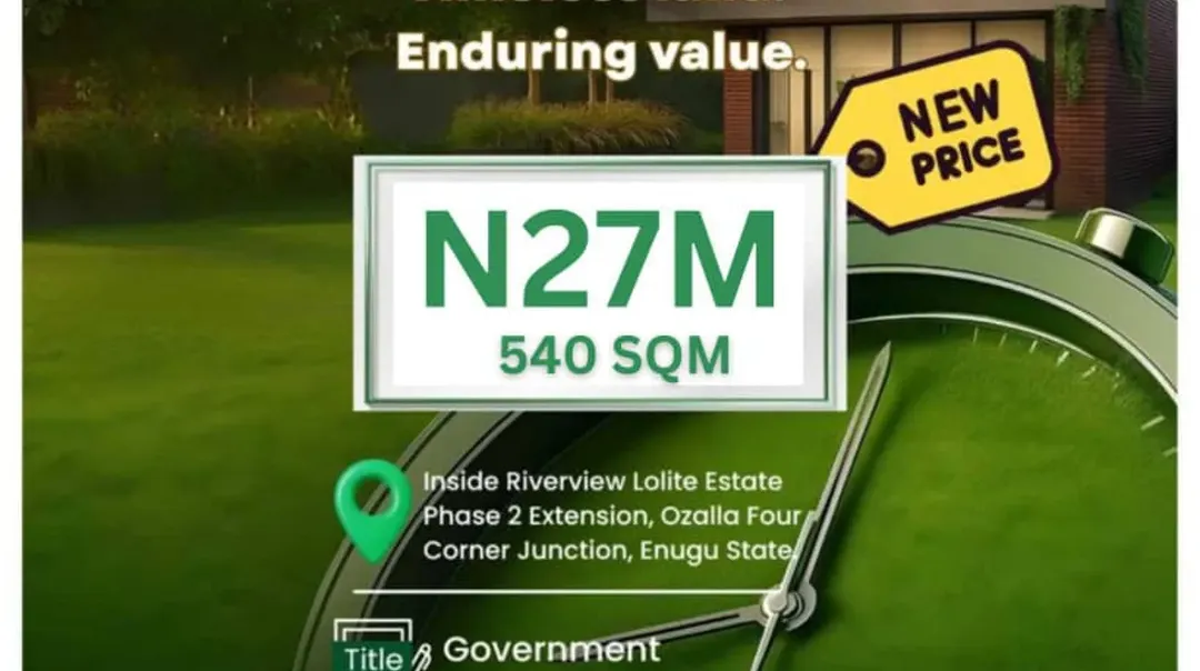 Hilltop Haven: Build Your Dream in Enugu’s Premier Estate