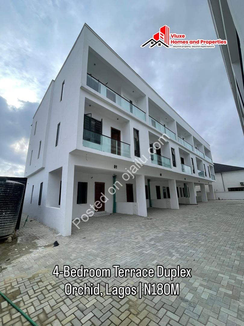 Lekki’s Finest: 4-Bed Terrace Duplex with Premium Finishes