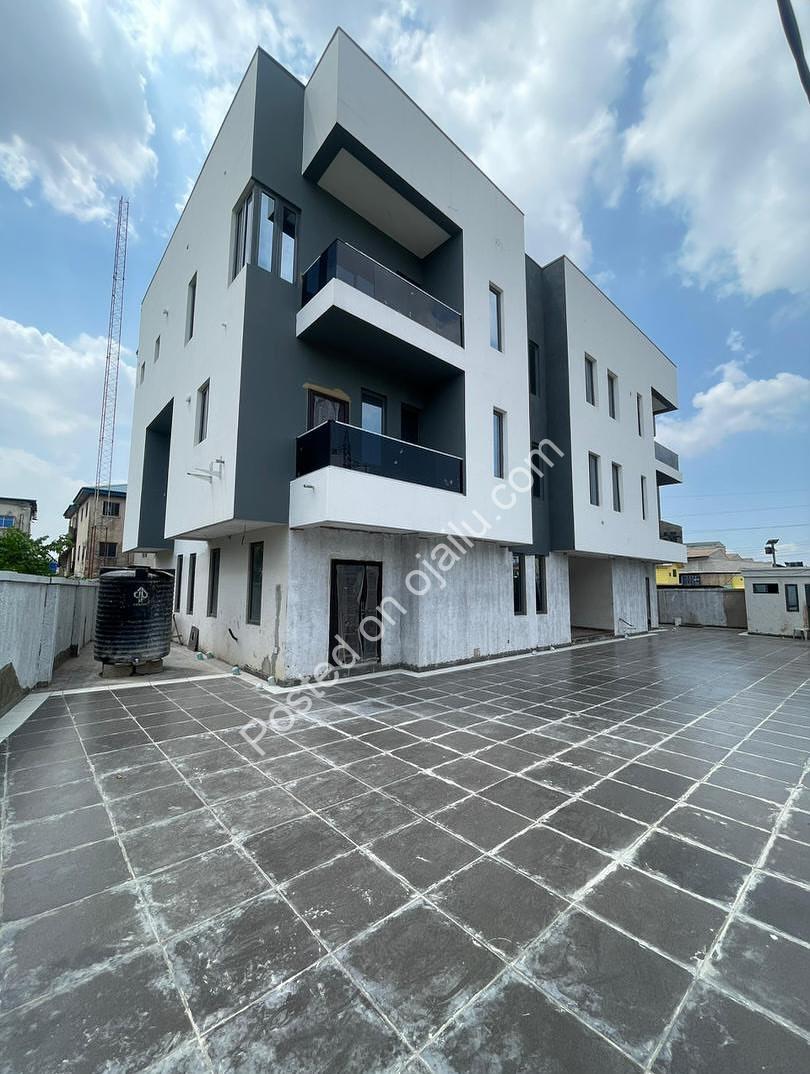 Brand New 2BR Maisonette: 24/7 Power & Security in Agege