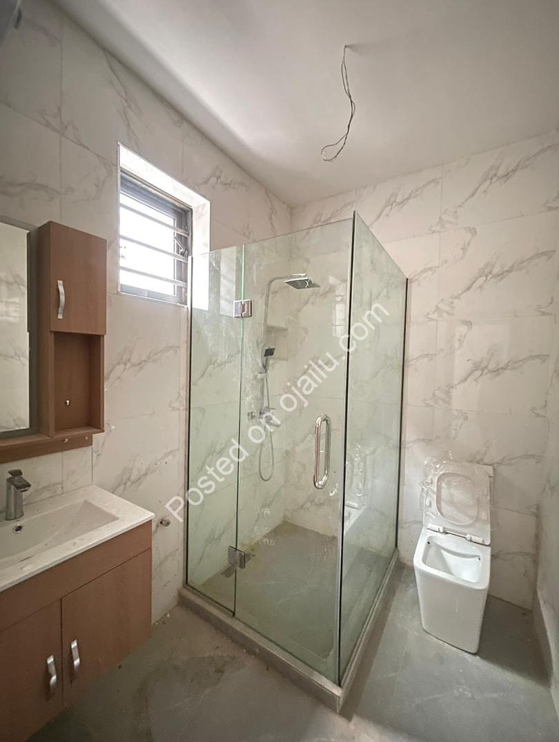 Brand New 2-Bed Maisonette: 24/7 Power & Security in Agege