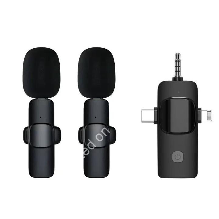Crystal-Clear Audio: 3-in-1 Lavalier Mic for Pro Vlogs