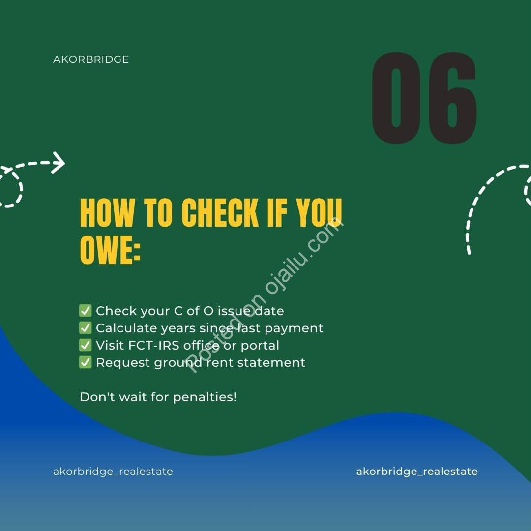 Secure Your C of O: Settle Ground Rent Now