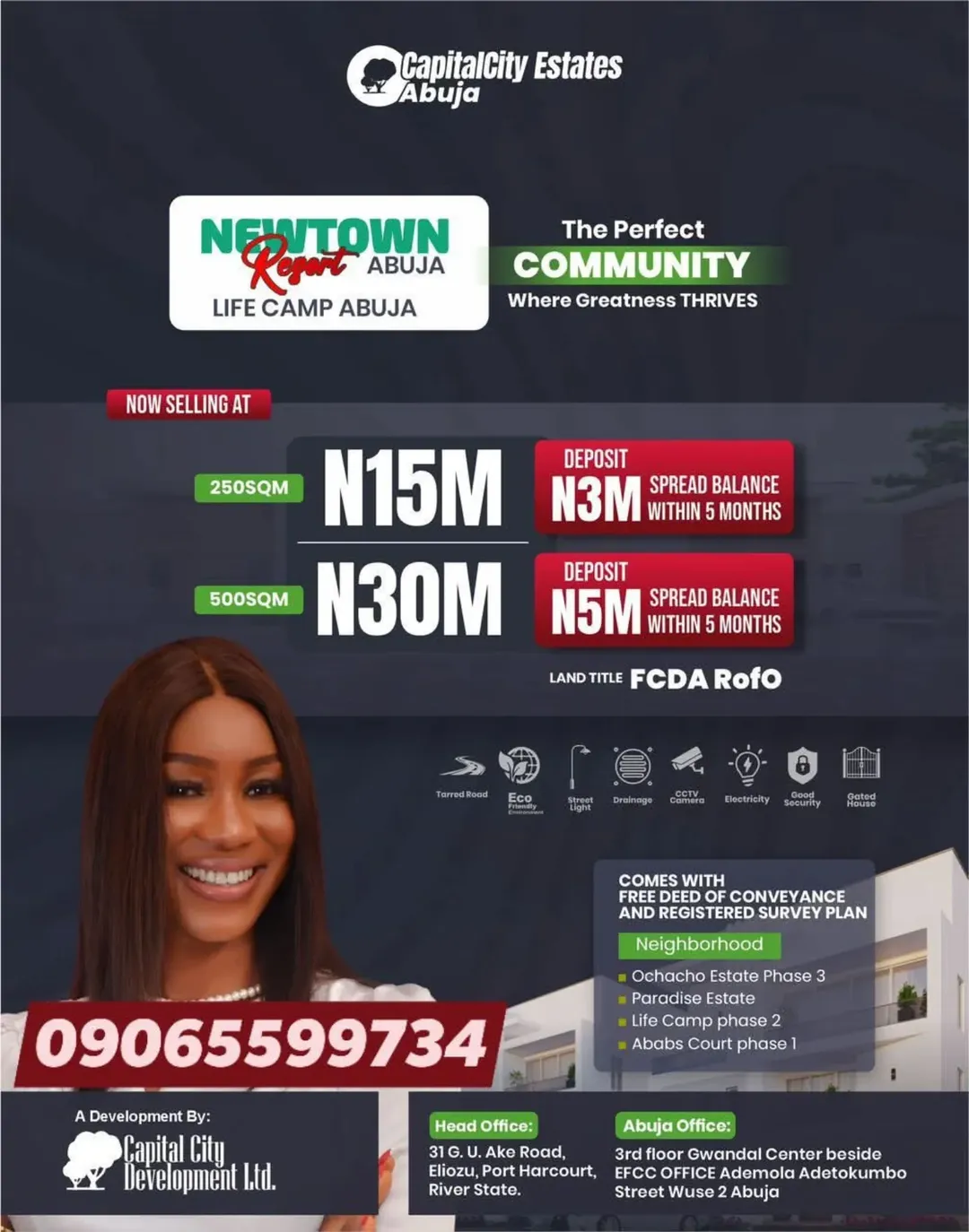 Your Dream Plot in Newtown Resort Life Camp Abuja