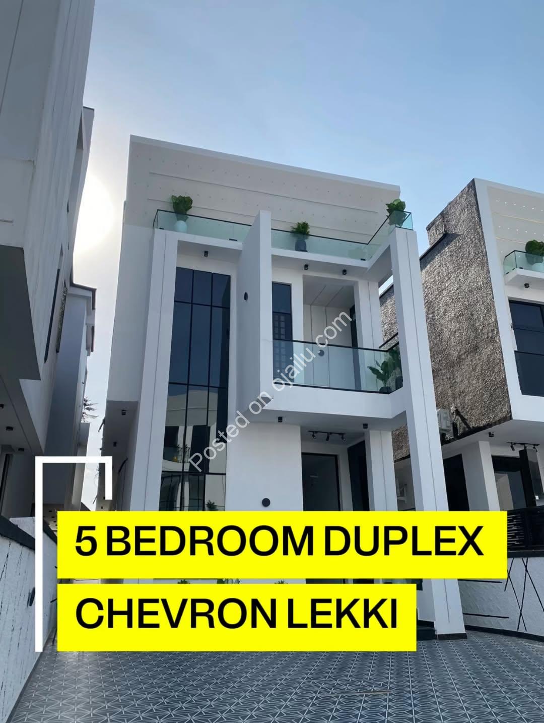 5-Bed Chevron Duplex: Resort-Style Living with Pool & Premium Finishes