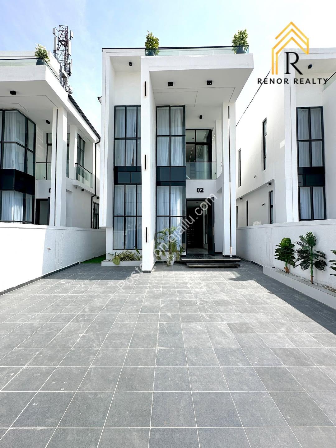 Sleek 5-Bed Duplex with Resort-Style Pool in Secure Lekki Estate