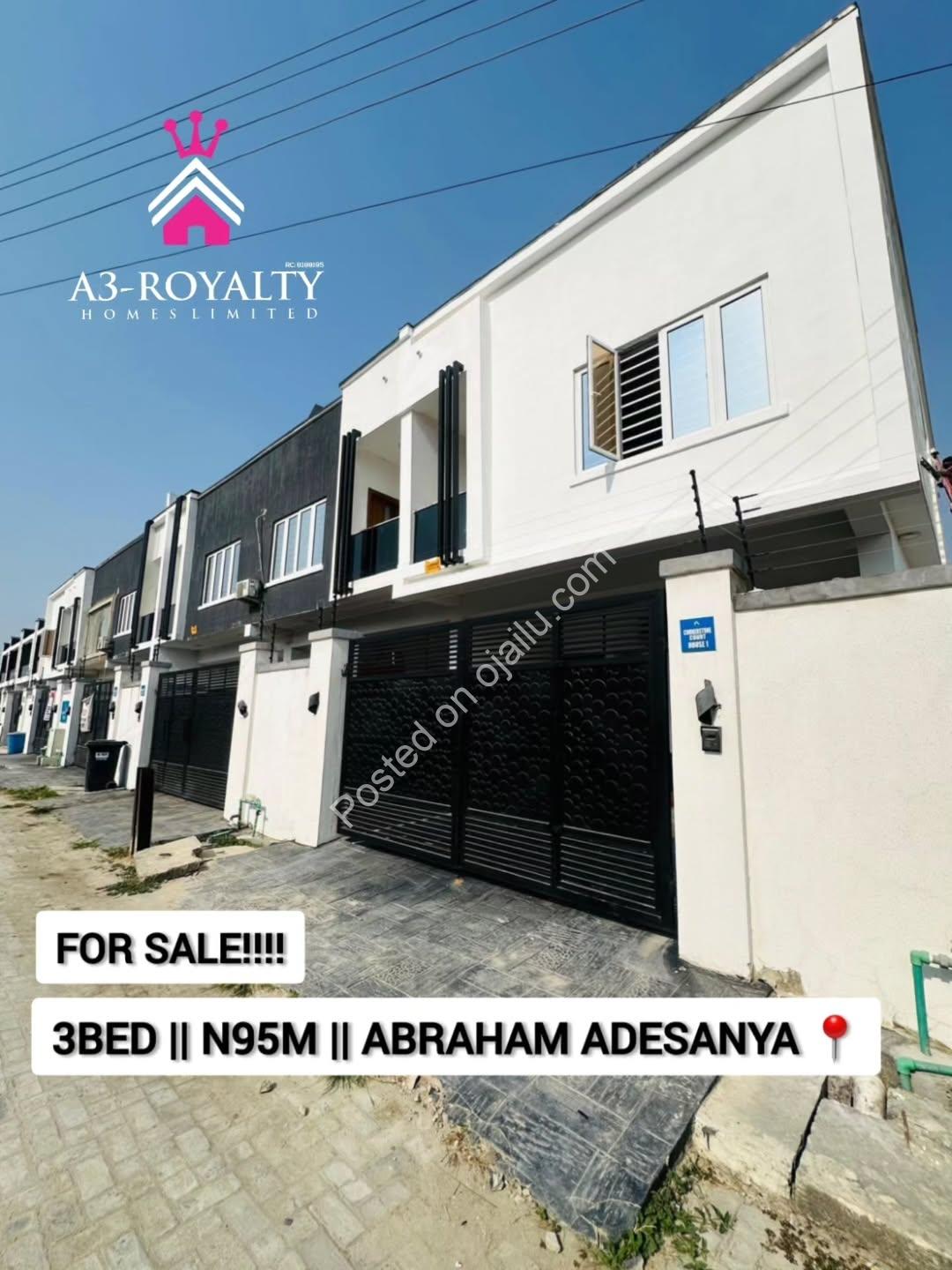 Move-In Ready 3-Bed Terrace Duplex in Gated Estate