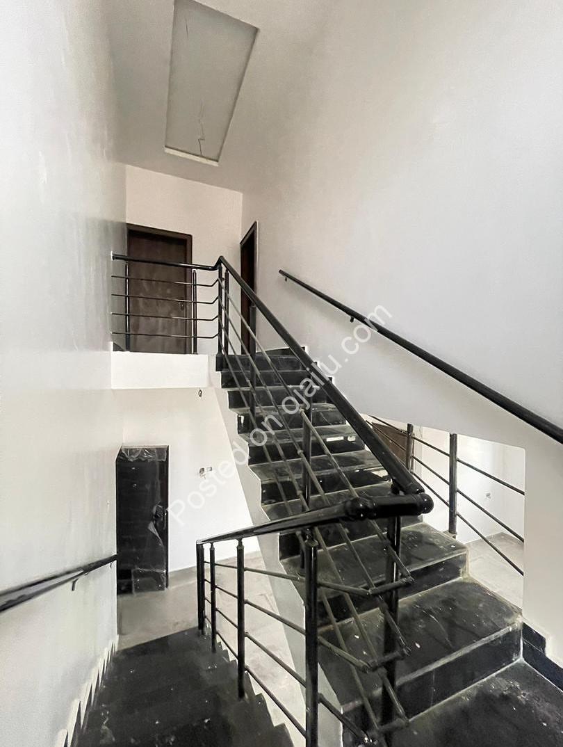 Brand New 2-Bed Maisonette: 24/7 Power & Security in Agege