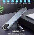 Unleash Your Laptop: 10-in-1 4K USB-C Hub & Docking Station