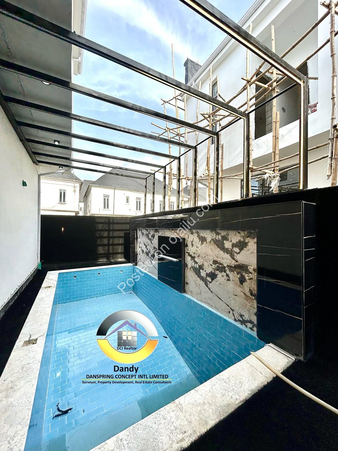 5-Bed Lekki Oasis: Pool, Wine Cellar & Smart Living
