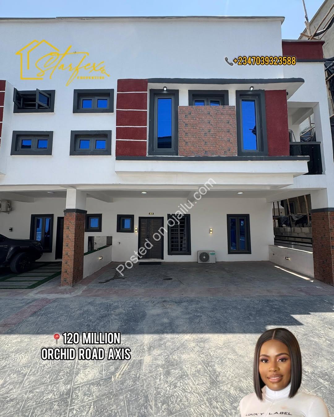 Spacious 3-Bedroom Duplex with BQ in Prime Lekki