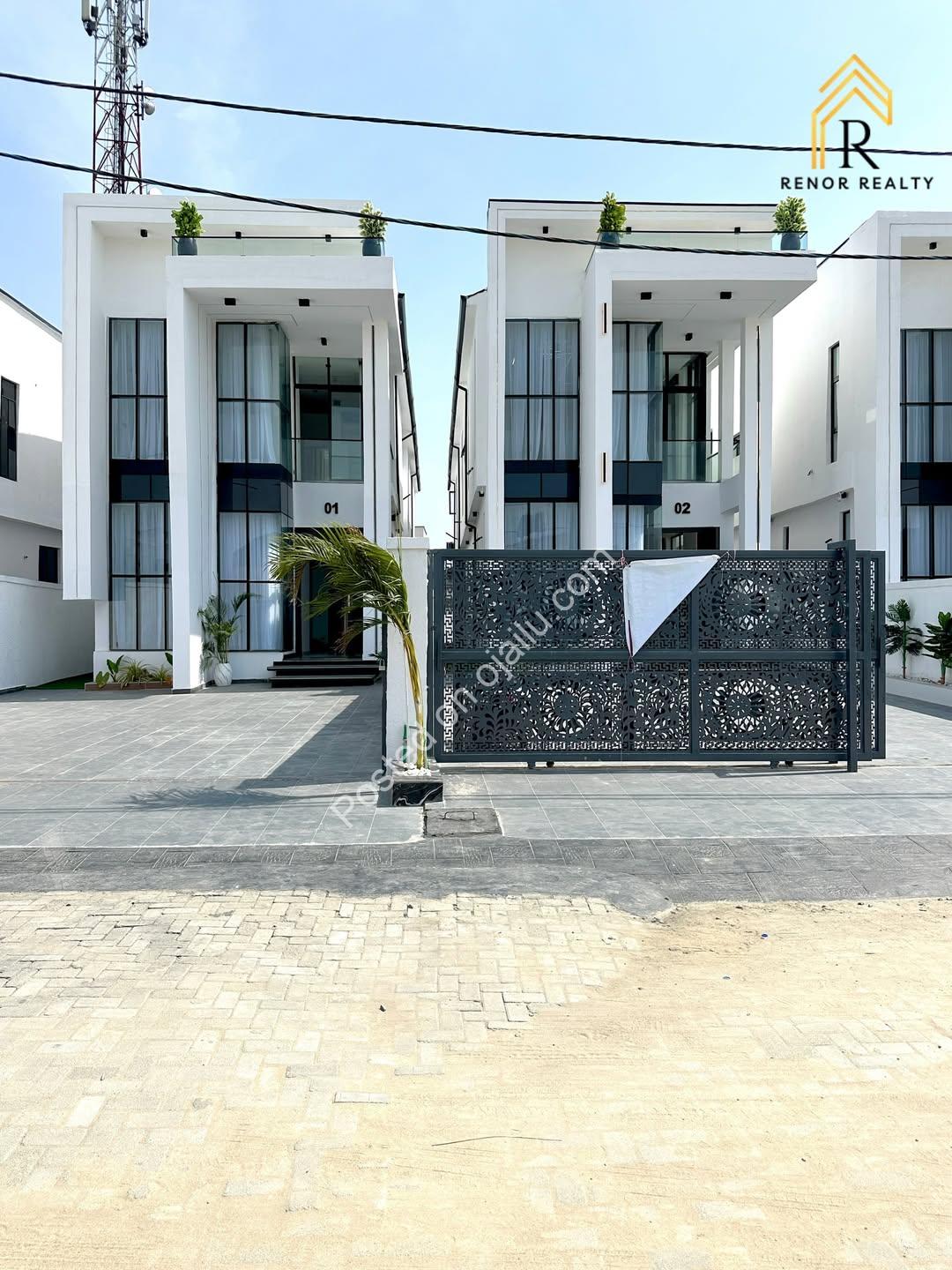 Sleek 5-Bedroom Duplex with Resort-Style Pool in Secure Lekki Estate