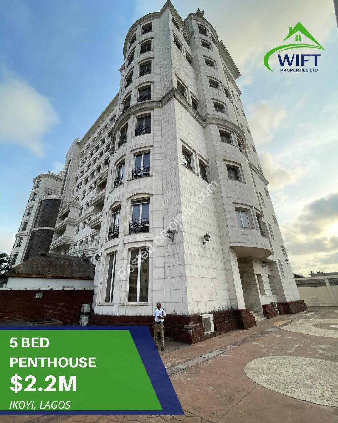 Ikoyi’s Ultimate Penthouse: 5BR with Pool & Serenity