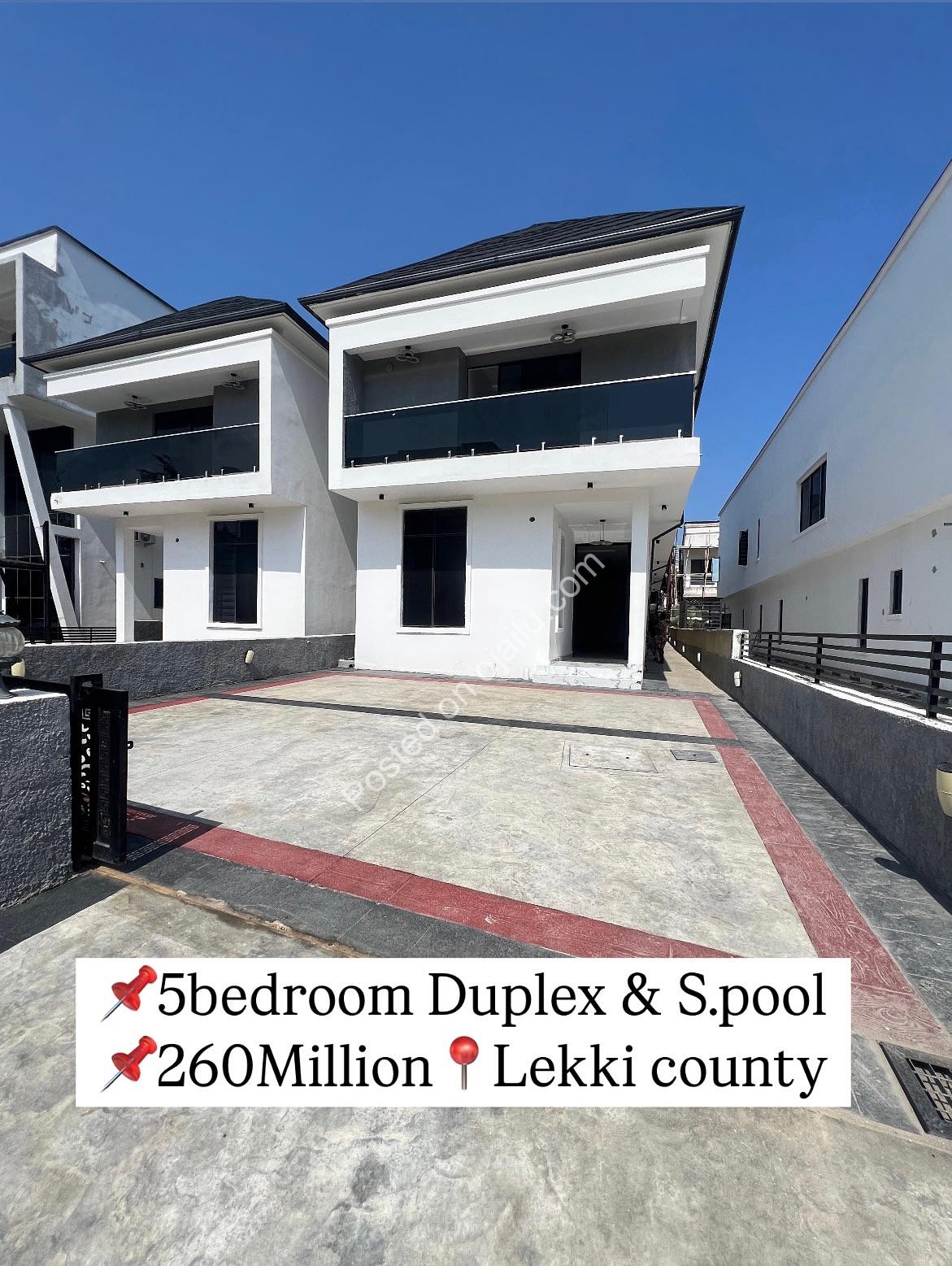 5-Bedroom Modern Oasis in Lekki’s Secure Estate