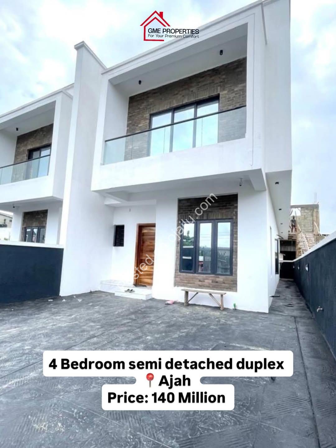 Elegant 4-Bed Duplex with BQ in Prime Ajah