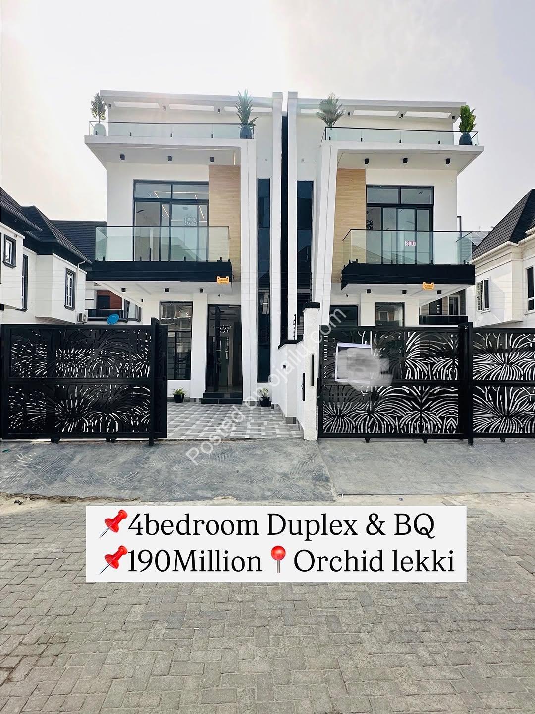 Lekki’s Finest: 4-Bedroom Smart Home in Orchid