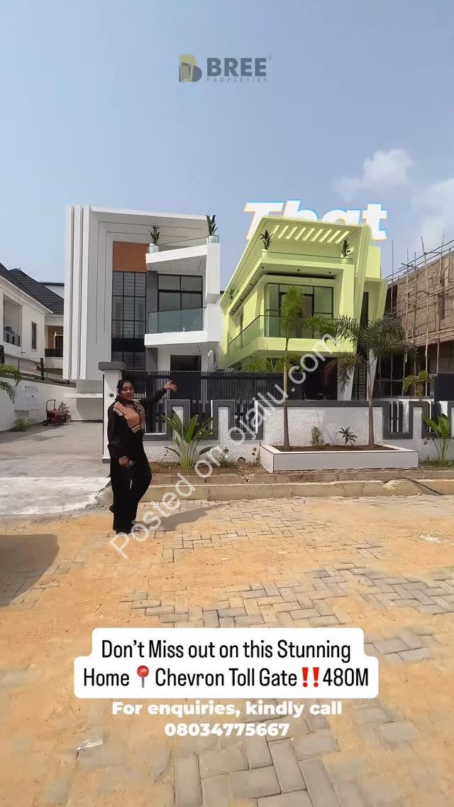 Elegant 5-Bed Haven with Pool & Gym in Prime Lekki