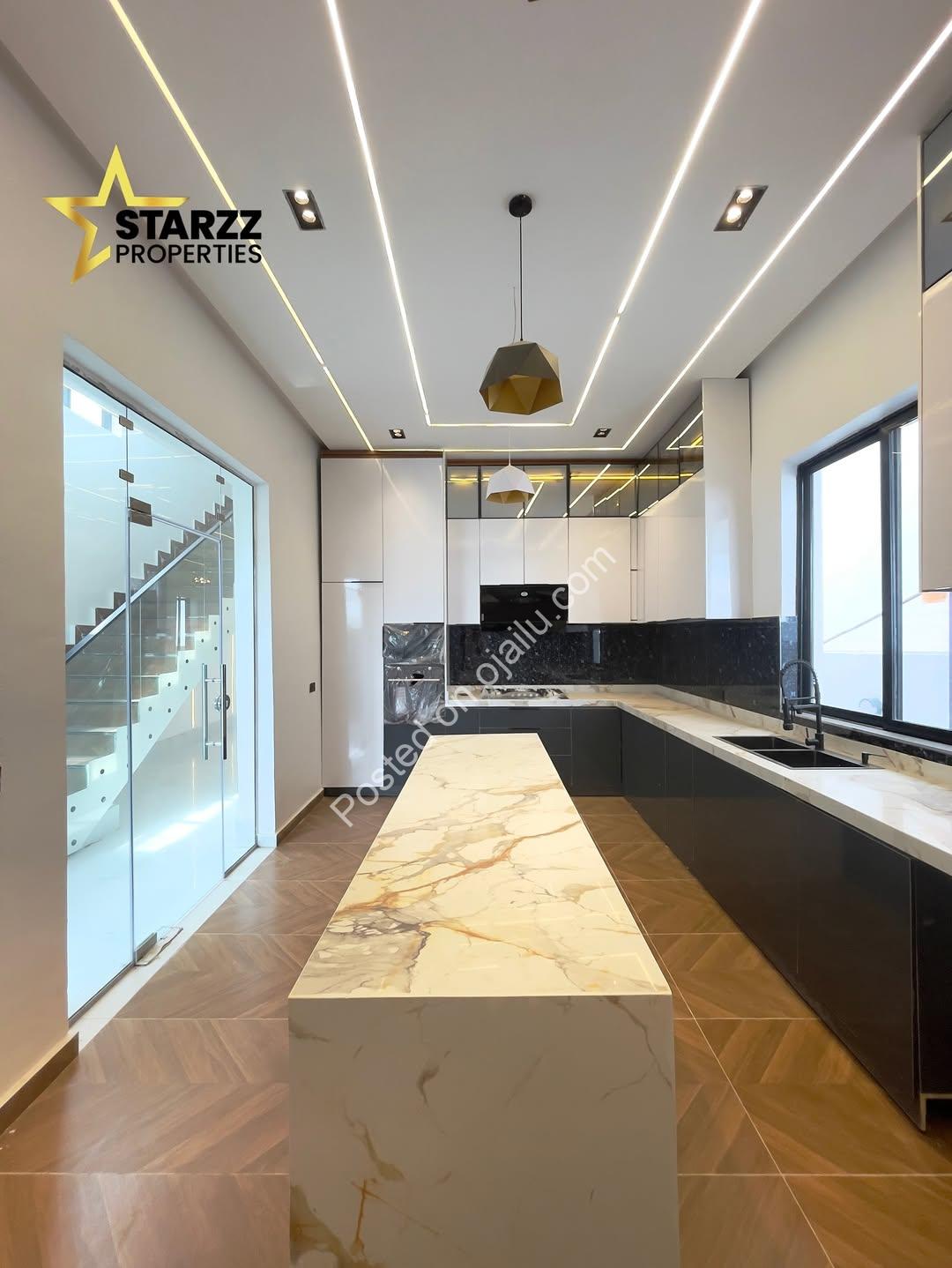 Sleek 5-Bed Duplex with Resort-Style Pool in Ajah