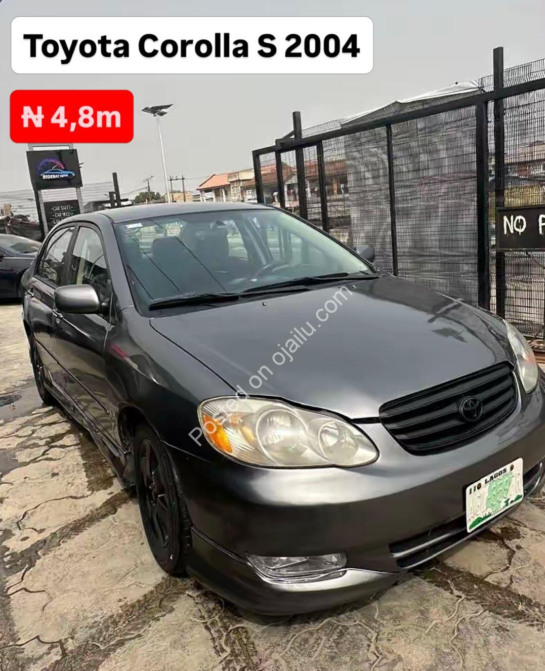 2004 Toyota Corolla S: Perfect & Ready for Lagos