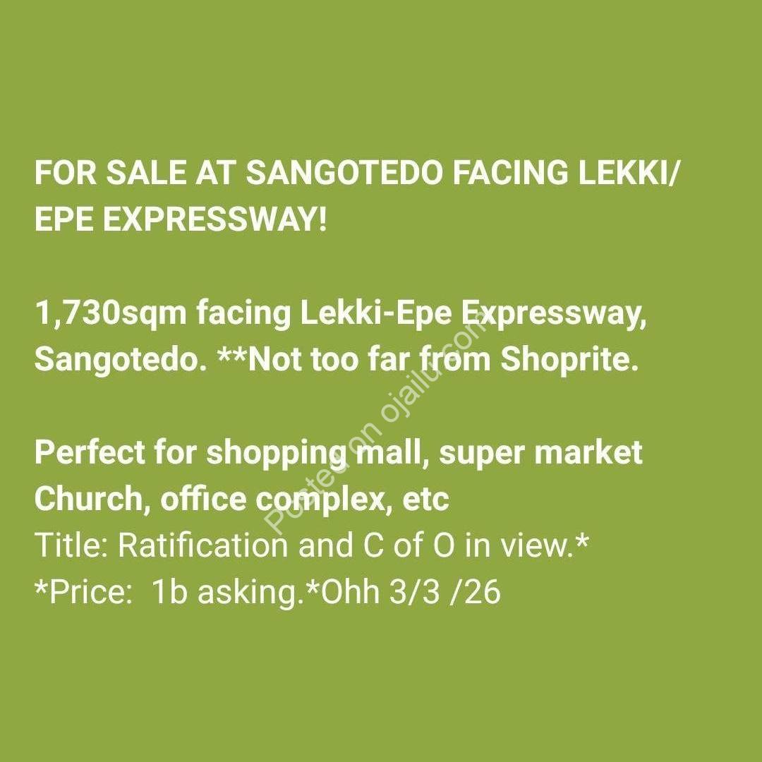 Prime Sangotedo Land: Your Gateway to Lekki’s Future