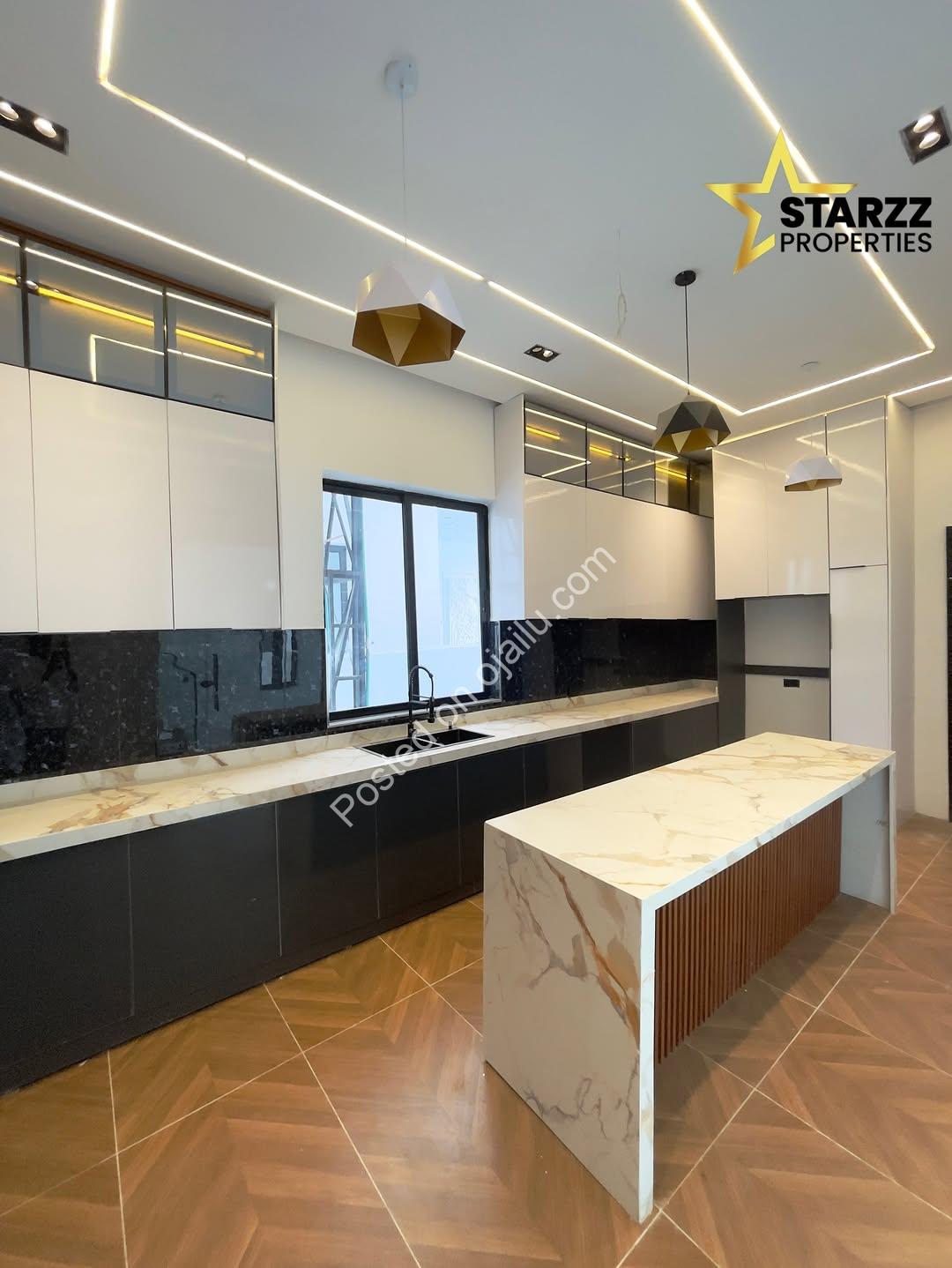 Sleek 5-Bed Duplex with Resort-Style Pool in Ajah