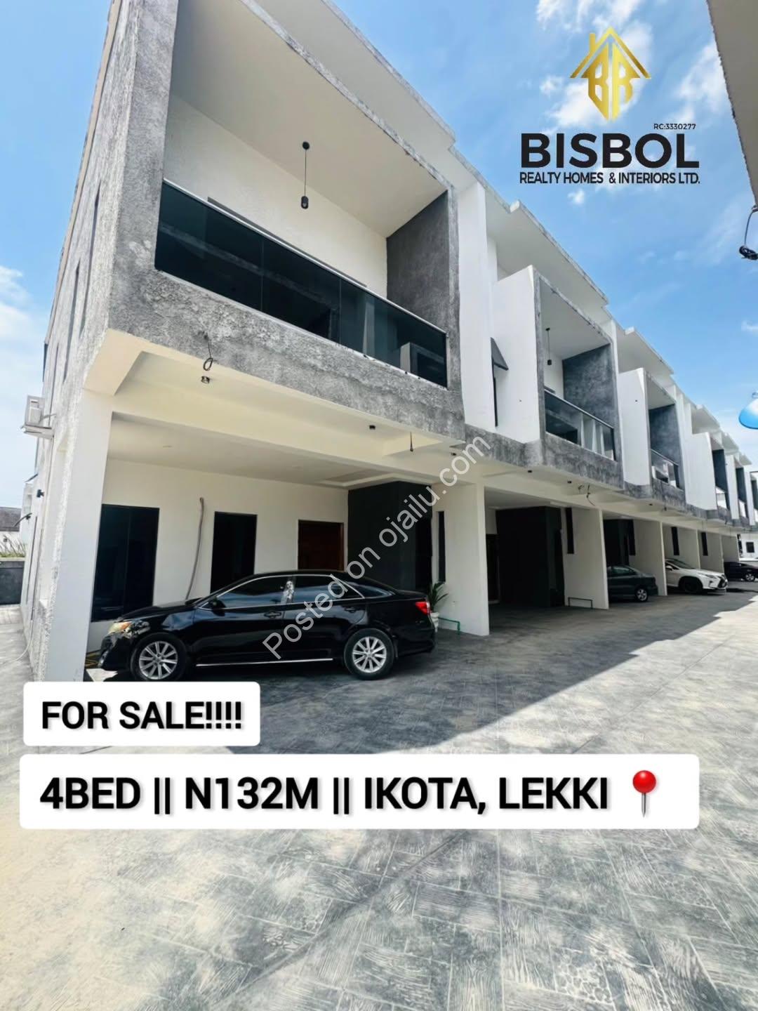 Move-In Ready 4-Bed Terrace Duplex in Gated Lekki Estate