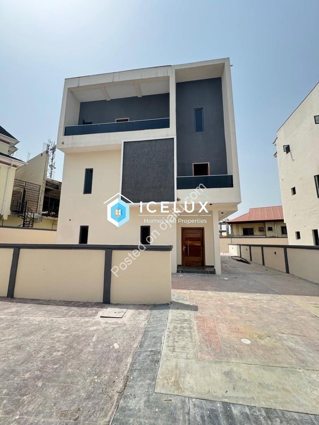 Sleek 4-Bed Duplex with Pool & Spacious Compound