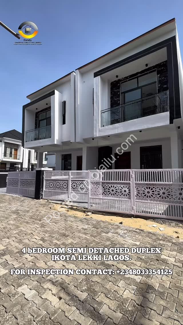 Lekki’s Grand 4-Bed Ensuite Haven with BQ